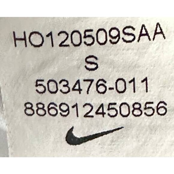 NIKE Dri Fit Capri Leggings Womens Size S Gray Stripe Athleisure Running Gym - Picture 5 of 8